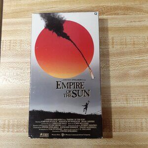 Empire of the Sun VHS 1987  Steven Spielberg Christian Bale Malkovich War VTG